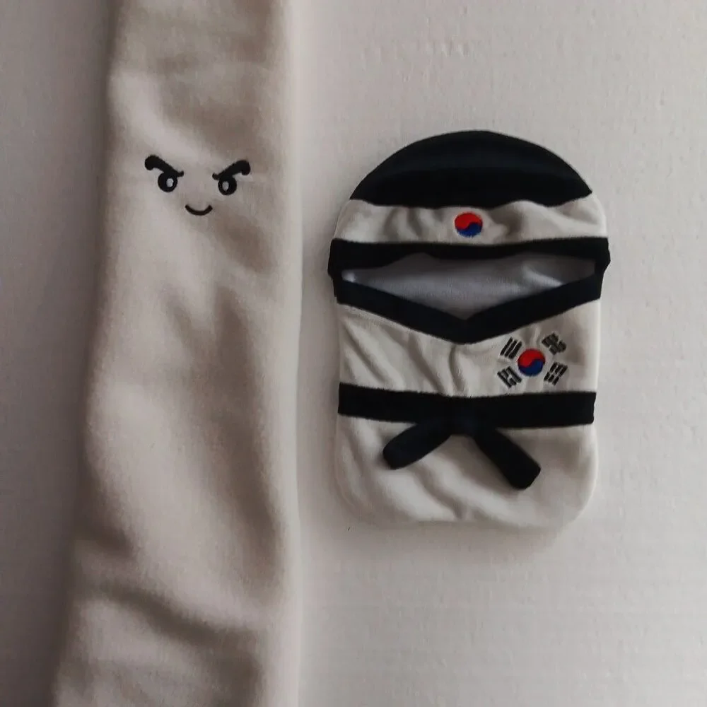 Taekwondo Inspired Super Cozy Fleece That Can Transform Into a Doll Tags 35x25